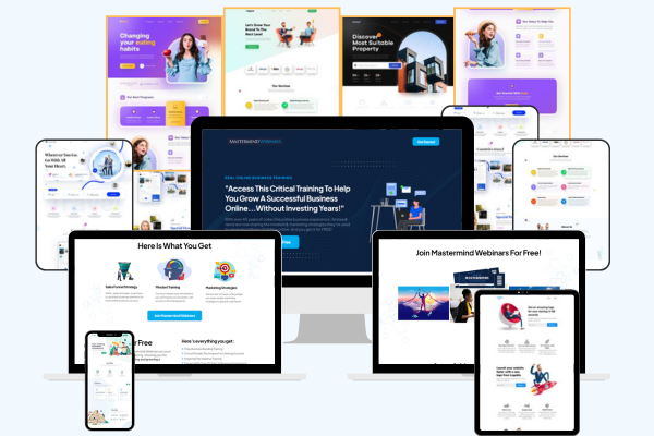 Many courses on Mastermind webinars.